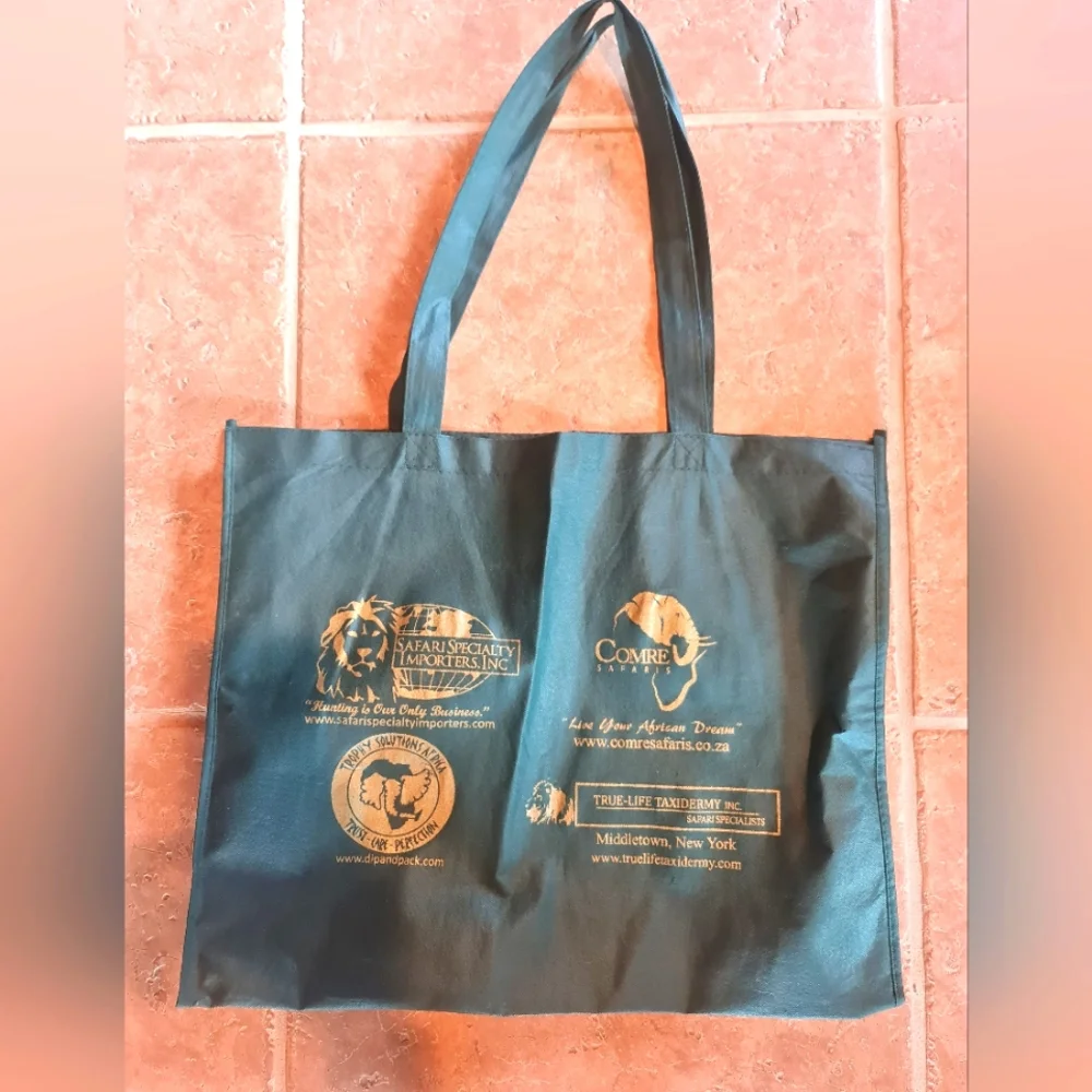 Tote Reusable Garment Grocery Bag Africa Safari Specialty Importers